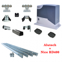 Комплект Alutech для откатных ворот с автоматикой Nice